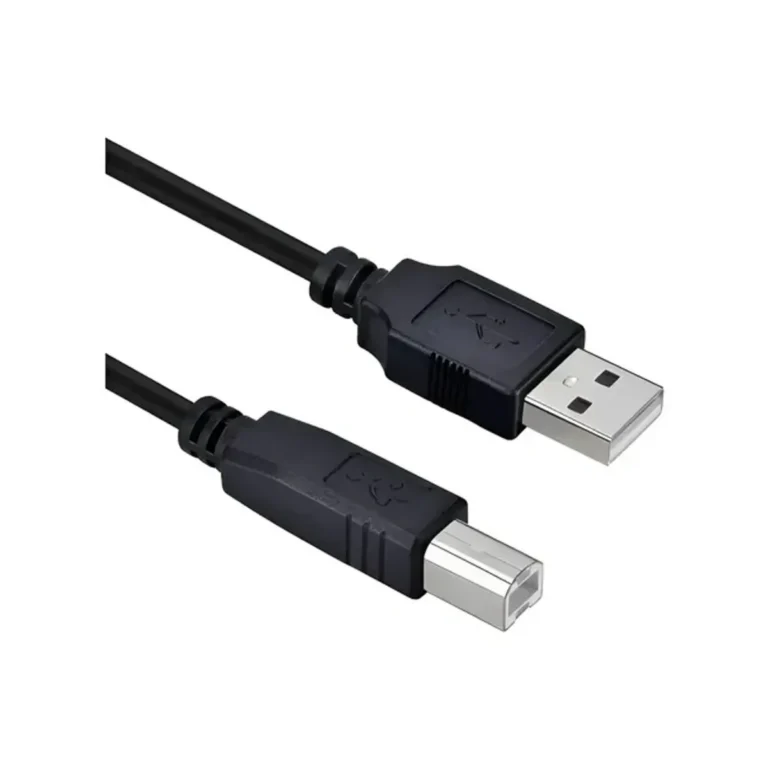 Cabo USB A + USB B 2.0 Preto 1,8M