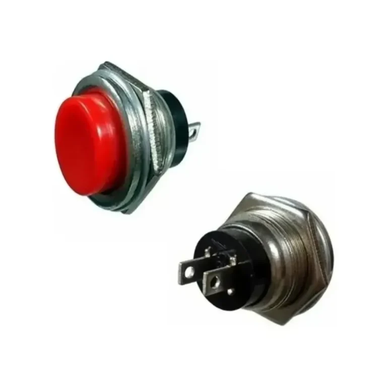 Chave Push Button On/Off 3A 125V - 2 Terminais, Mod: Pbs - 26B