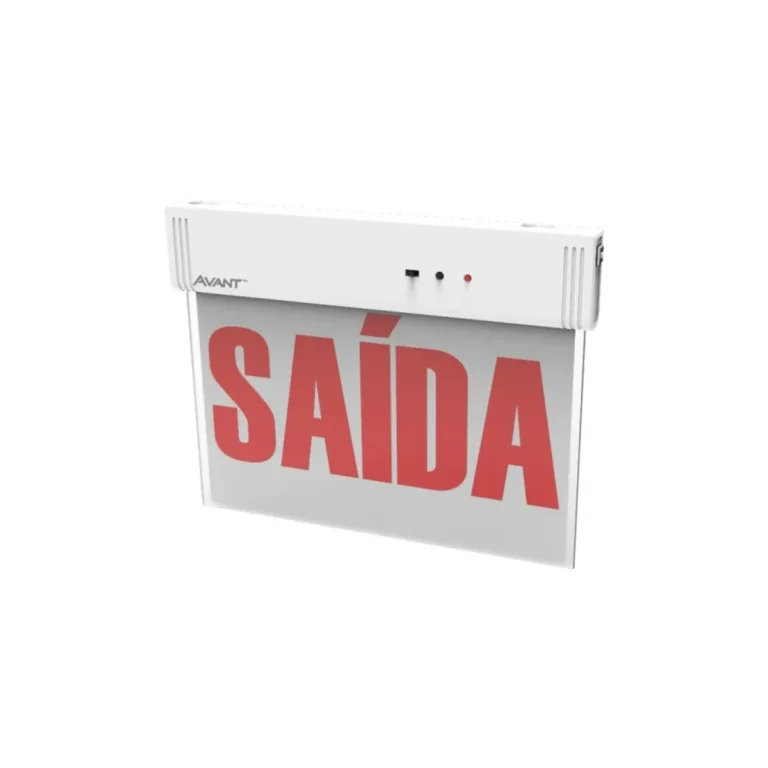 Placa de Emergencia - Saida - 1W Vm - 6000K