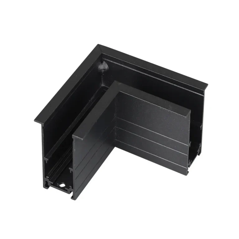 Conector em L Mag C/ Aba Preto