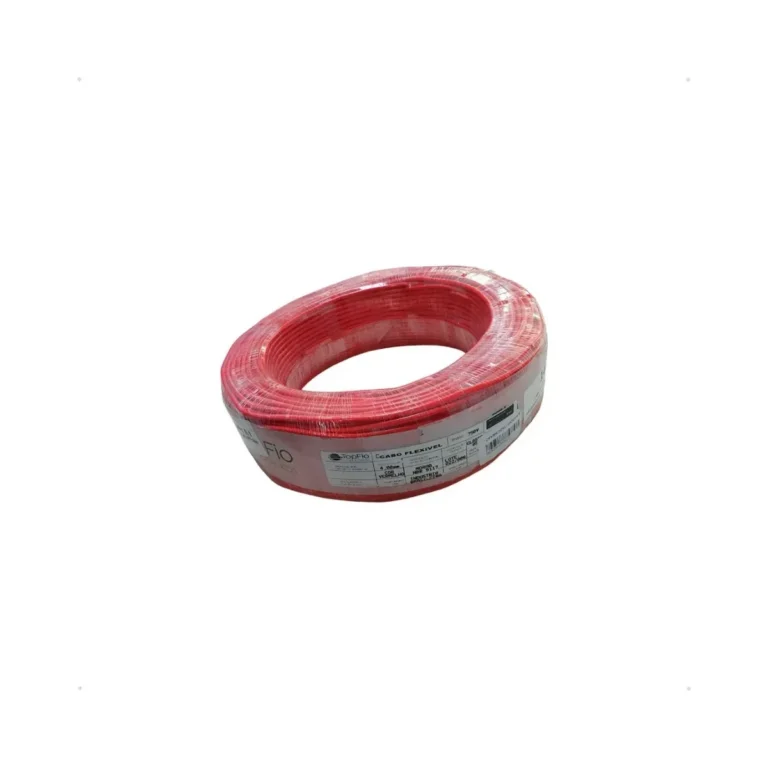Cabinho Flexível 1x4,00 mm² Vermelho
