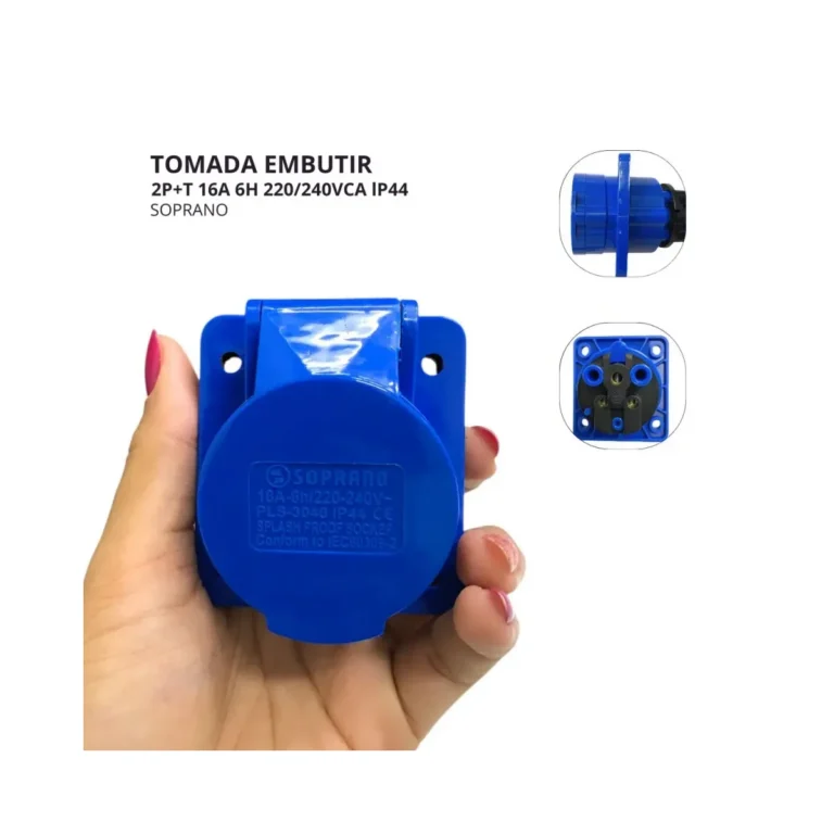 Tom. Emb. Industrial Tes - 3046 - 16A - 2P+T Soprano