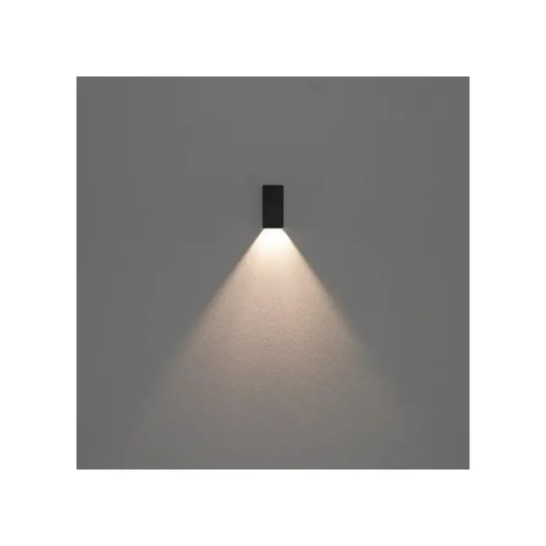 Arandela Wall Sobrepor Preto LED 20W 3000K Lumanti