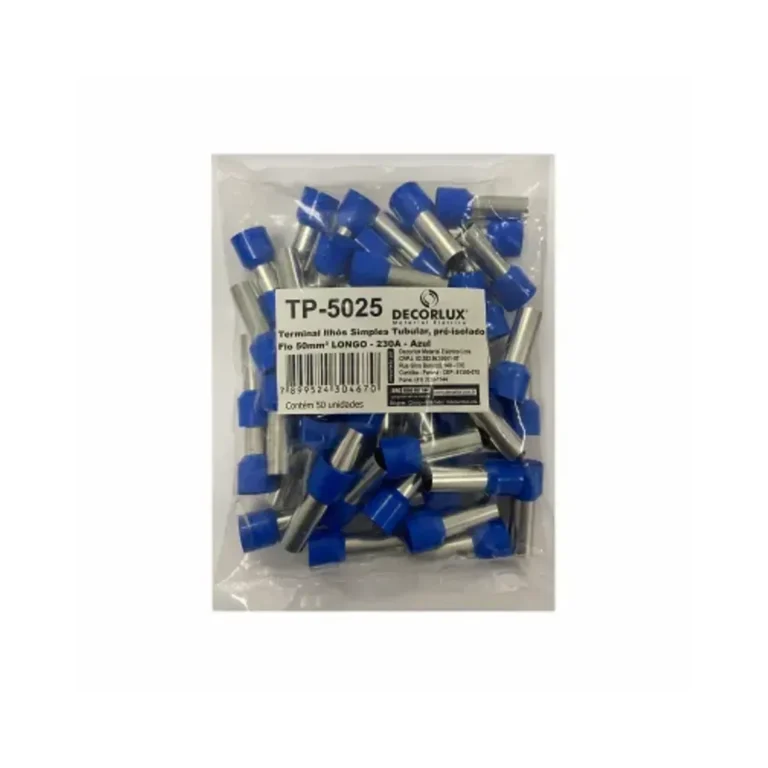 Ilhos Tubular Longo 50 mm Decorlux