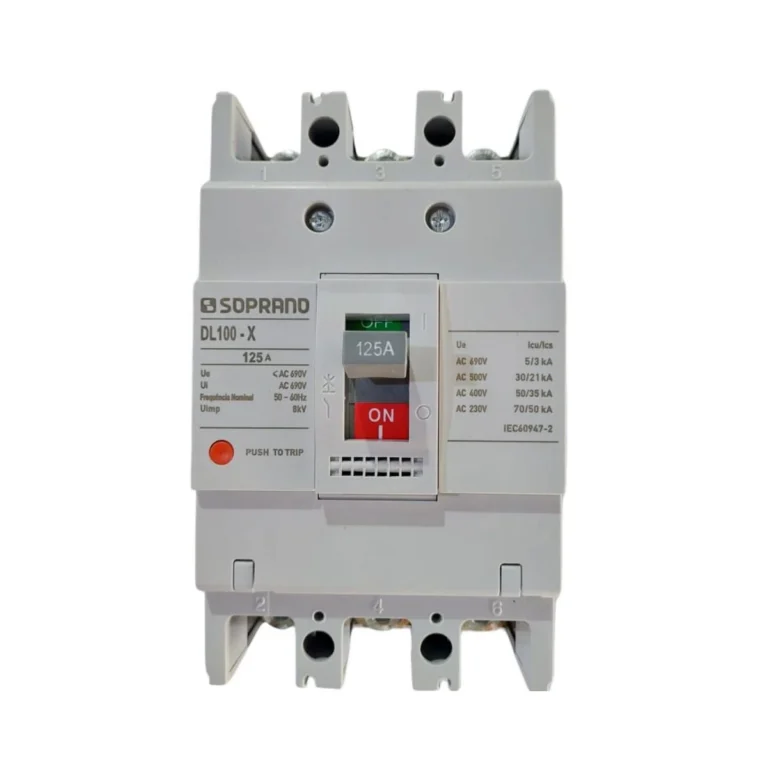 Disjuntor Dl100 - X - 125A Soprano Caixa Moldada