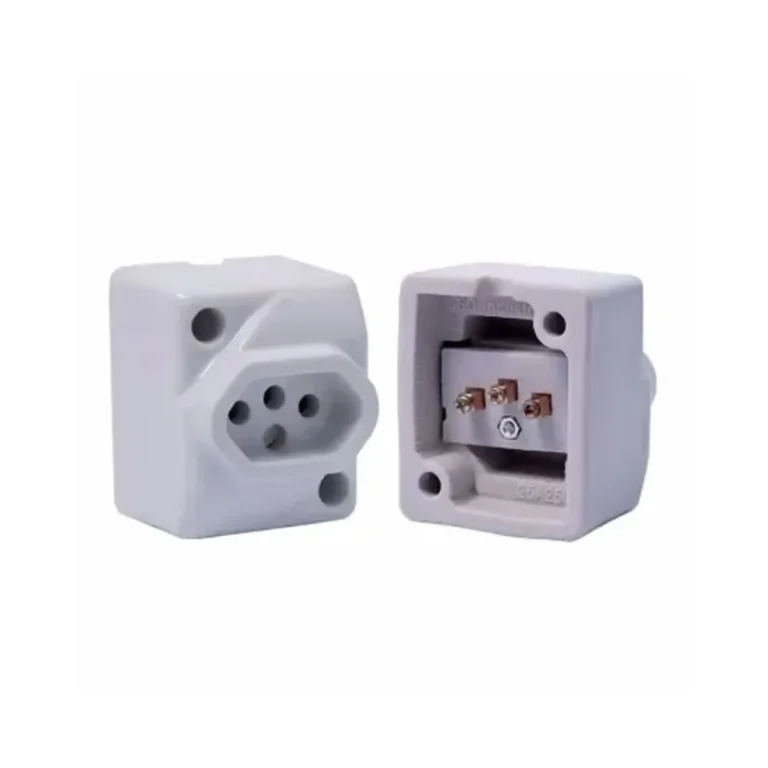 Tomada Sobrepor Porcelana 25A Decorlux