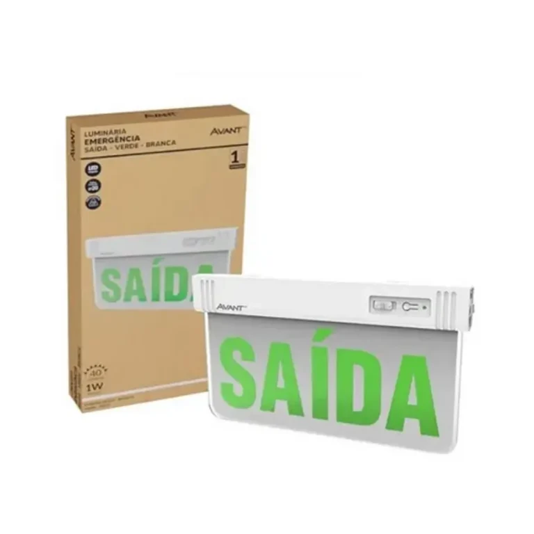 LED - Placa - 2L - Emergencia - Saida - 1W - 356 200 - Vd - 6000K - Bf