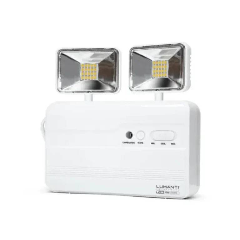 Luminária de Emergencia LED 2 Farois Lumanti