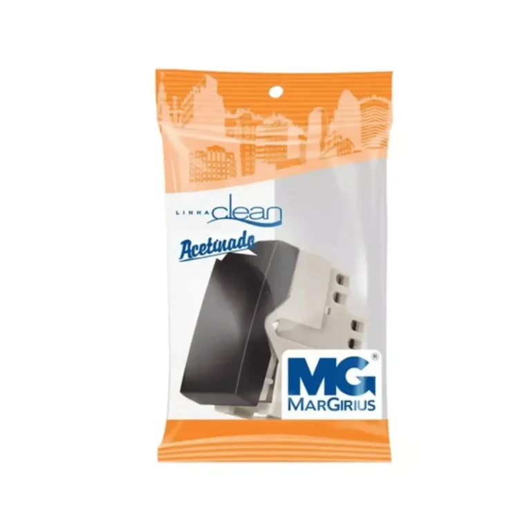 Cj Int Simples 10A 250V para Movel Ebony Clean Margirus
