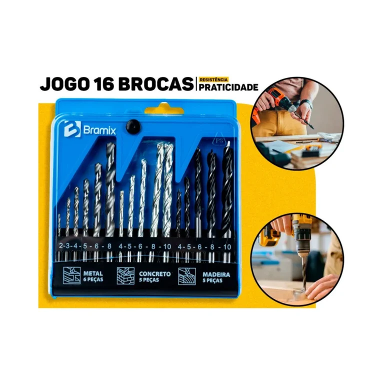 Jogo Brocas 16 Pecas