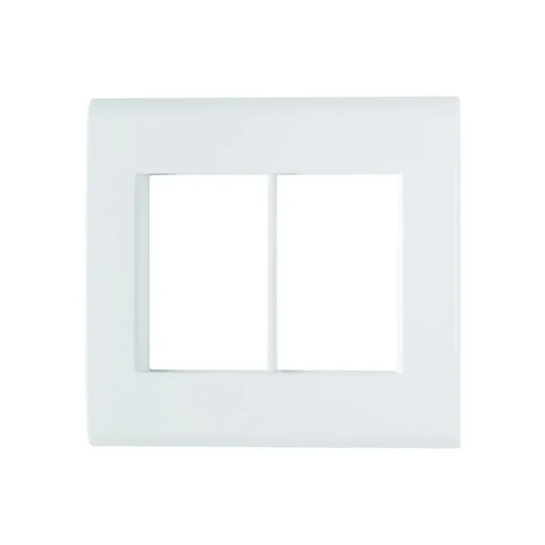 Placa 4x4 6 Postos Liz Branca