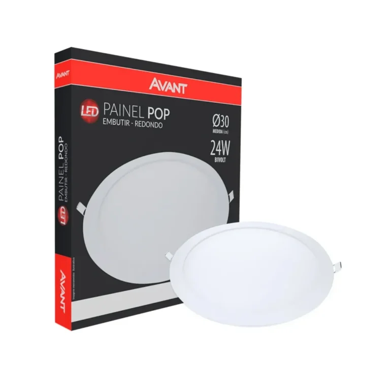 Luminária Embutir 24W 6500K Redonda