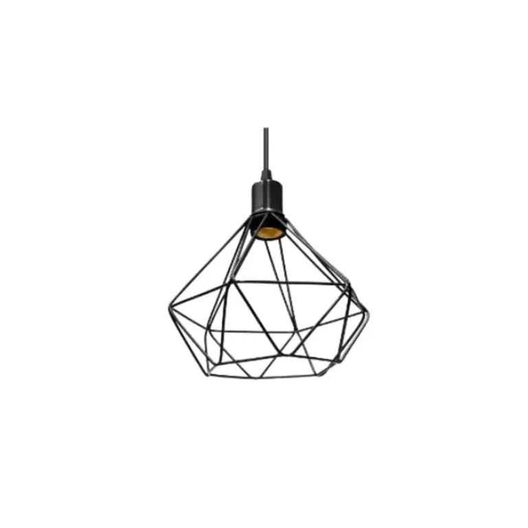 Pendente Aramado Diamante Preto e - 27 Lumanti