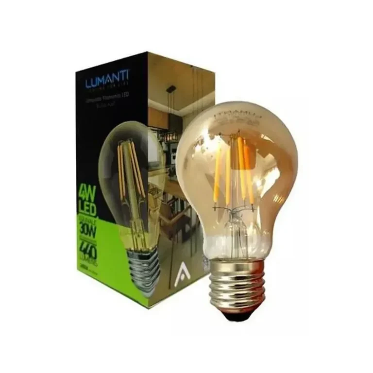 Lâmpada Vintage A60 LED Filamento 4W 2400K e - 27 Lumanti