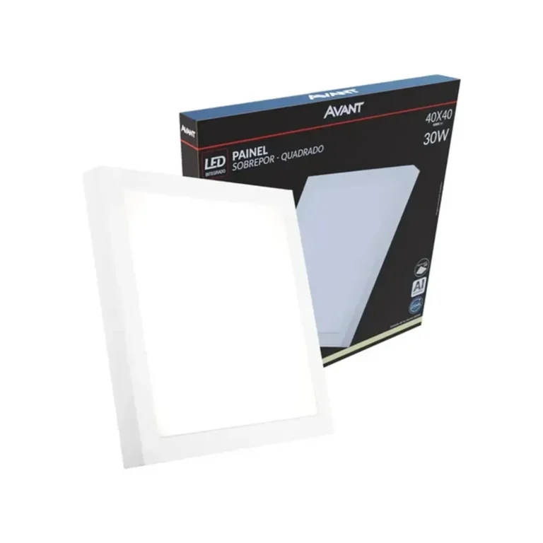 Luminária - Alu - Sobr - Qua - 40 - 4000K - 30W Avant
