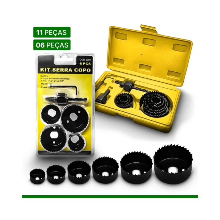 Jogo Serra Copo 11 Pcs