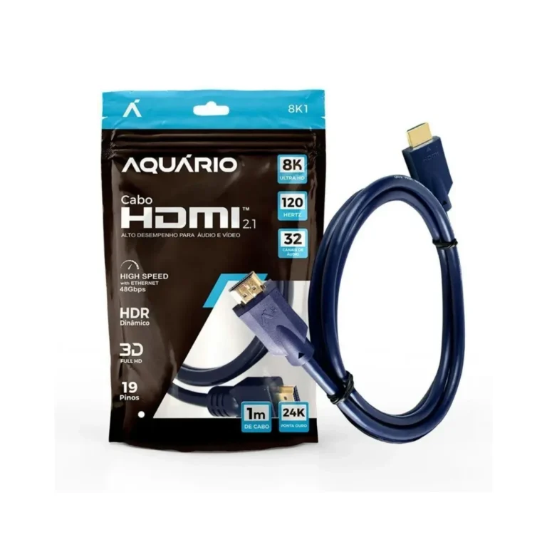 Cabo HDMI Fibra 2.1 8K 3D - 30 M Aquario