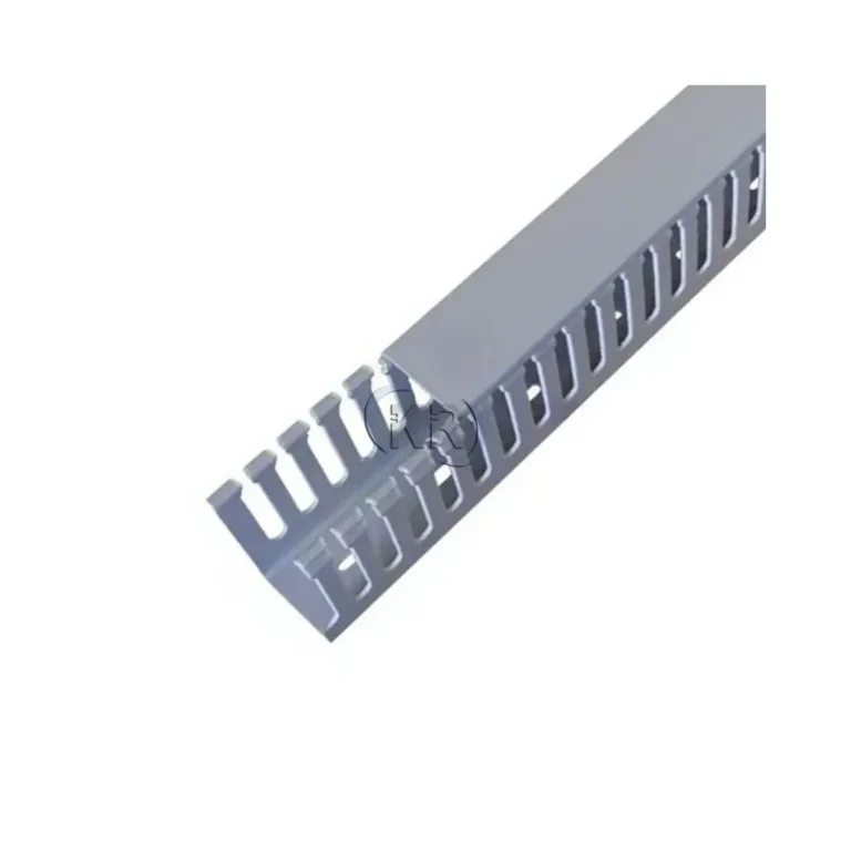 Canaleta Recorte Aberto PVC 20 x 20 x 2000 mm Cinza Decorlux