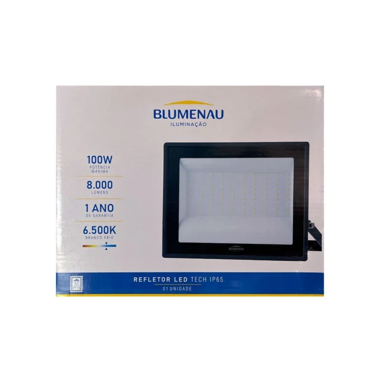 Refletor LED 100W Bivolt 6.500K Blumenau