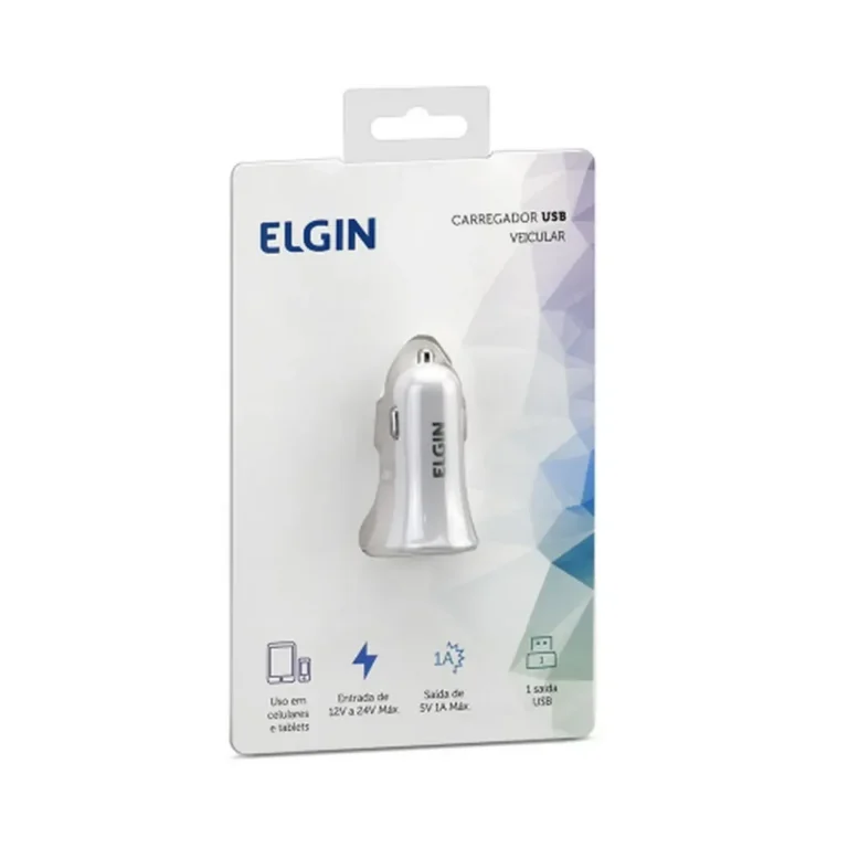 Carregador USB Veiculare 12V S Usb1A 5W