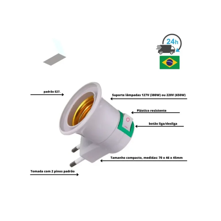 Testador Lâmpada Elgin - 1Bocal - E27