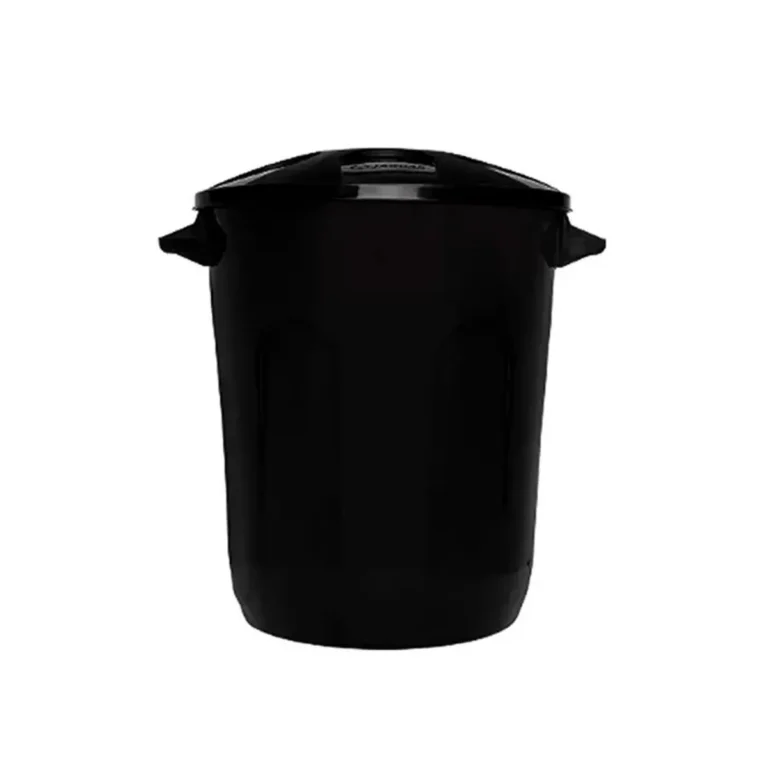 Lixeira Plast Redonda Simples 10Lt Preta