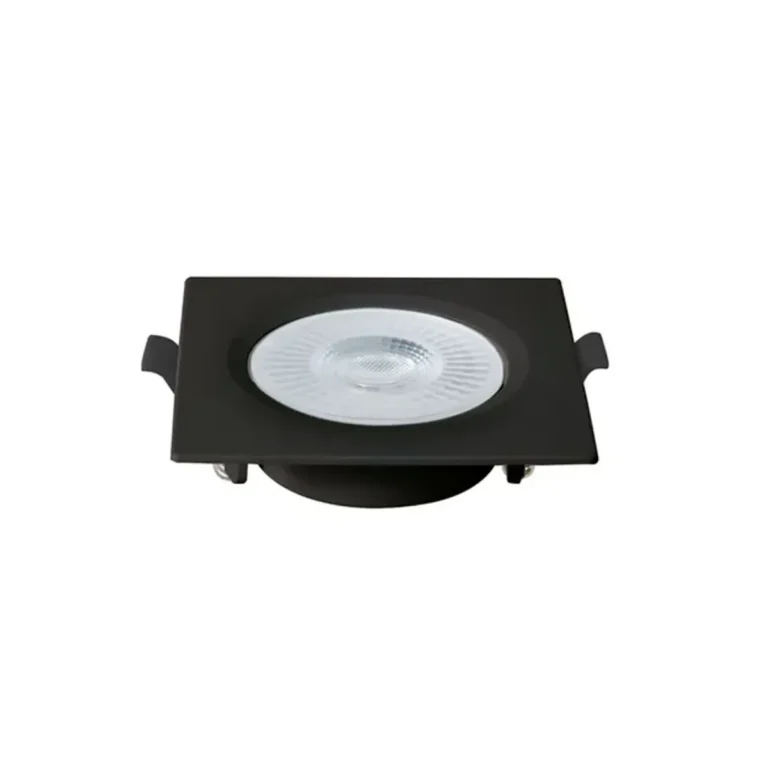 Spot Slim LED Emb Quad Bivolt 6W 3.000K - Preto Blumenau