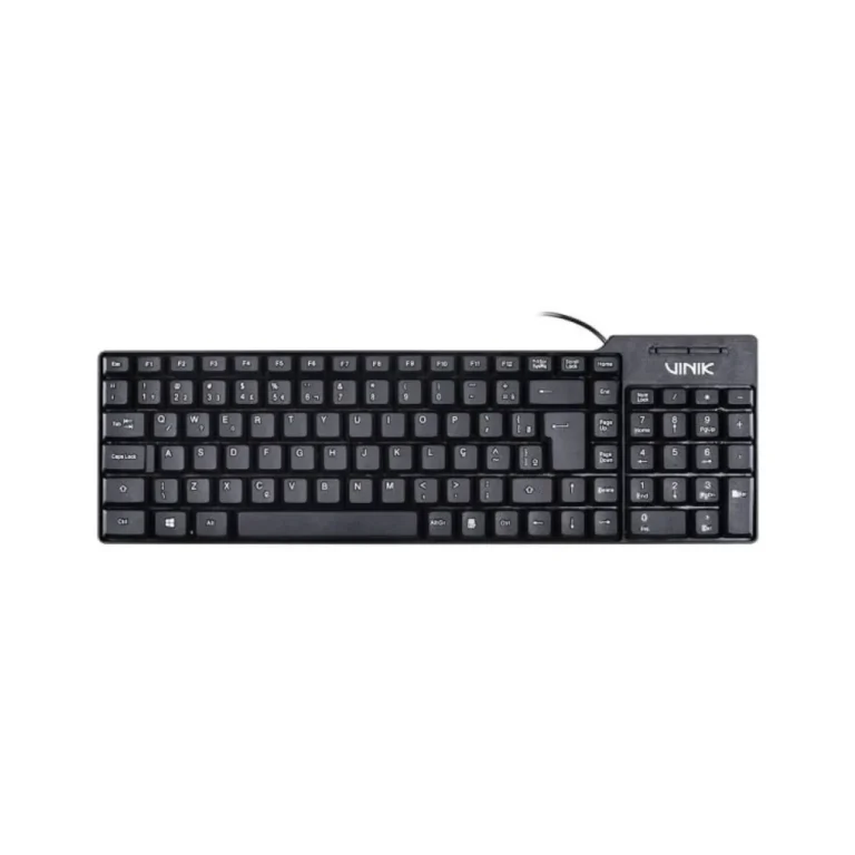 Teclado USB Compacto Dynamic ABNT2 Cabo 1.8M Preto - Dt150