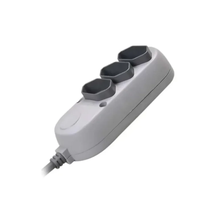 Extensão 3 Tomadas 2P+T C/Cabo de 3M 10A Cinza Tramontina