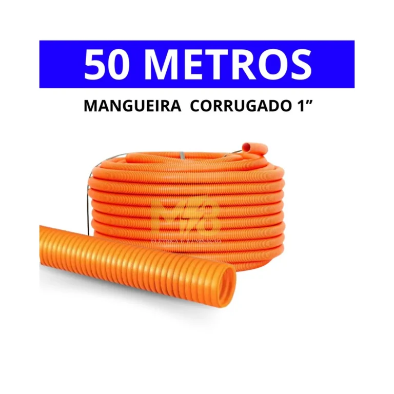 Mangueira Corrugada 1¨ Laranja