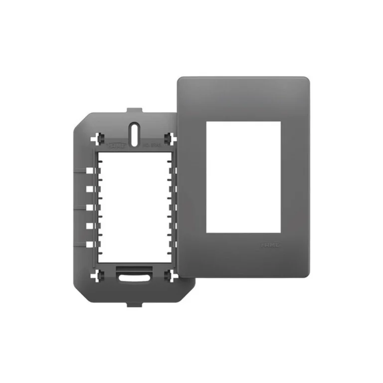 Placa 4 x 2 Onix 3 Modulos com Suporte Fame