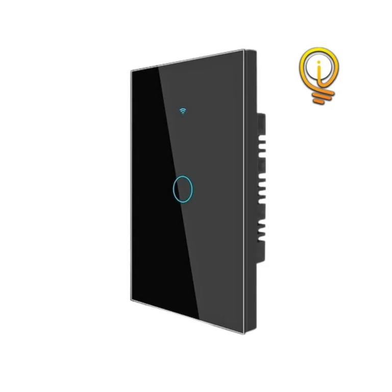 Interruptor 1 Tecla Touch Inteligente WI - FI Preto 4x2