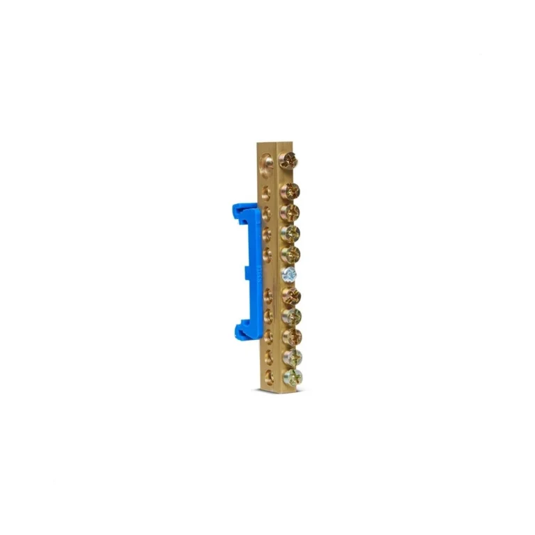 Barramento de Neutro 10P 63A Cor Azul Decorlux