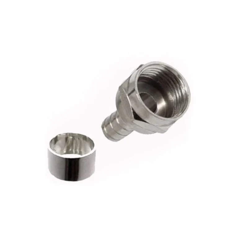 Conector F com Anel para Crimpar Rg - 59