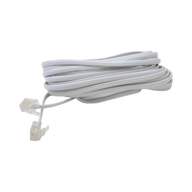 Extensão para Telefone Rj - 11 4 Vias 2M Branco Tekflex