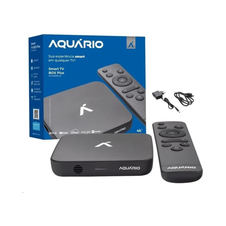 Smart TV Box Plus Aquario Stv - 3000 Plus