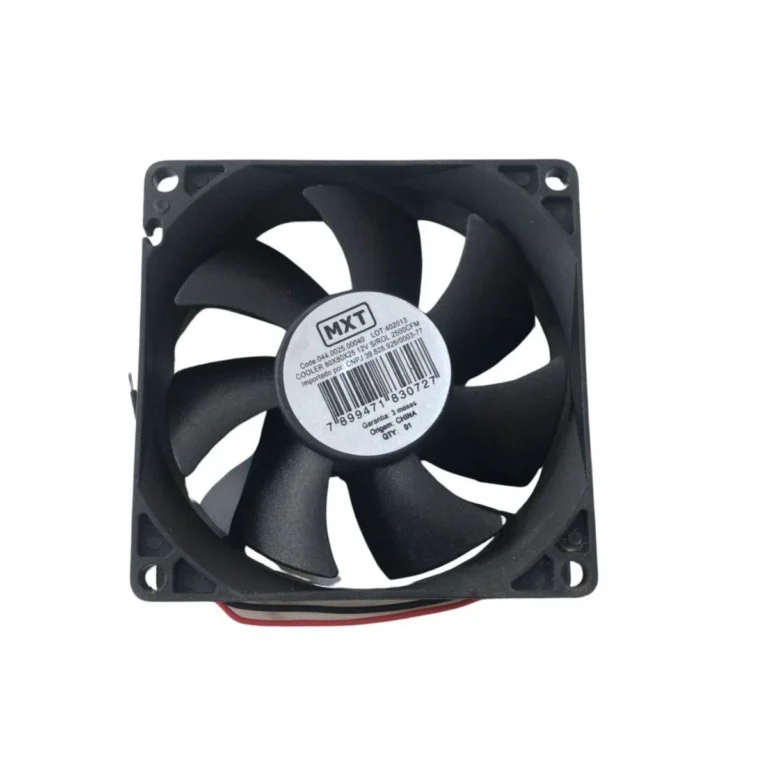 Cooler 80x80 25 mm 12V sem Rolamento MXT