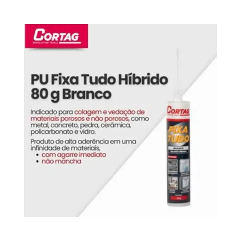 Pu Fixa Tudo Cortag 80G (Branco)