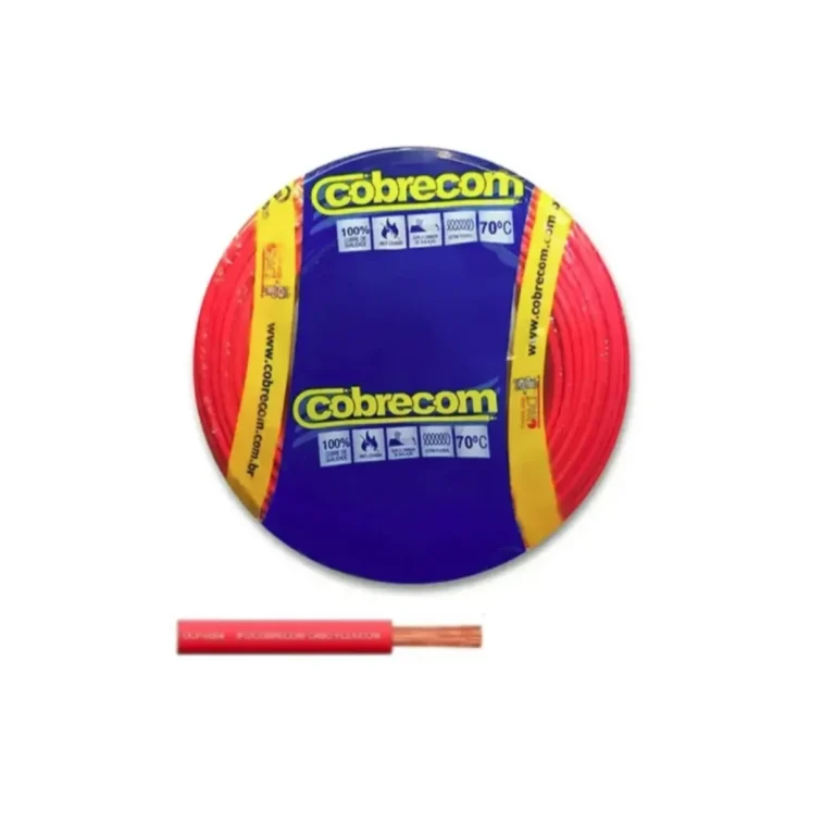 Cabinho Flexível 2,5 mm Vermelho Cobrecom