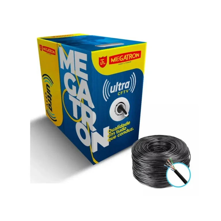 Cabo de Rede CFTV 4Px24Awg Megatron por Metro