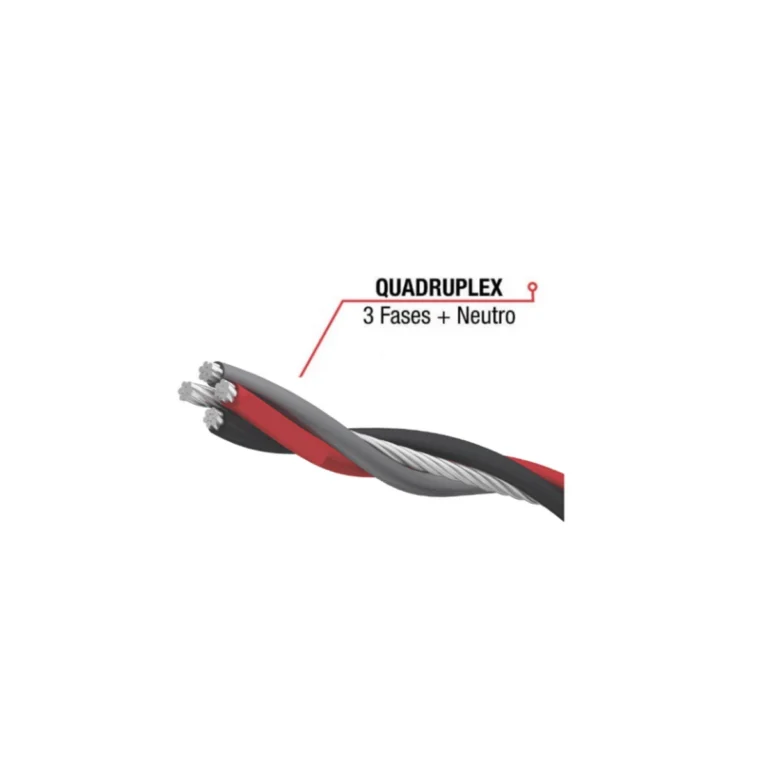 Cabo Quadruplex 0,6 1Kv 3 x 120 mm 1 x 70 mm Neutro Nu CMR