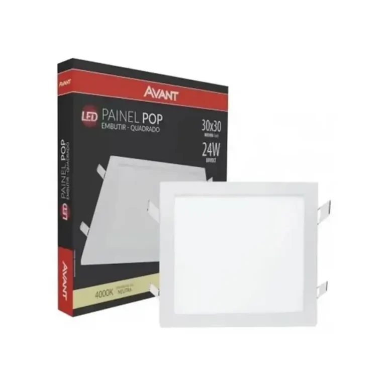 Luminária Embutir Qua 4000K - 24W Avant