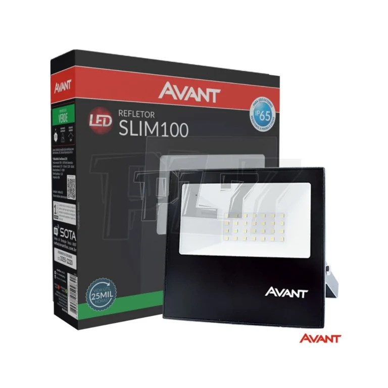 Refletor - Slim100W Verde Avant