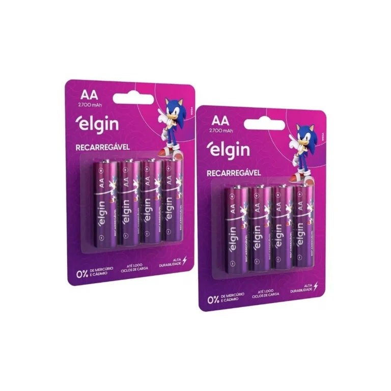 Aaa - 1000 Mah - Pilha Recarreg.Elgin C/ 4