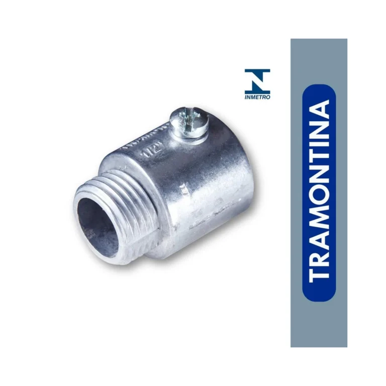 Adaptador Reto Flexor em Alumínio sem Rosca 3/4 Tramontina