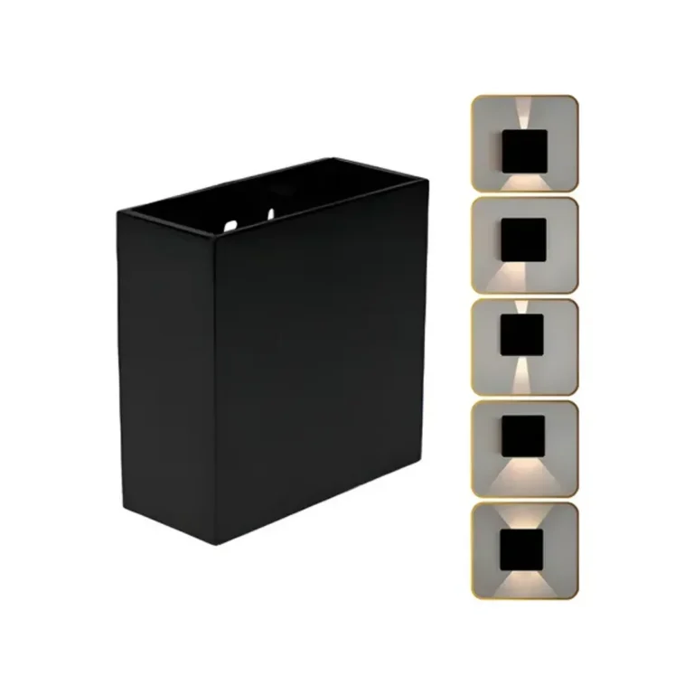 Arandela Muro Sobrepor Preto LED 4W 3000K Lumanti