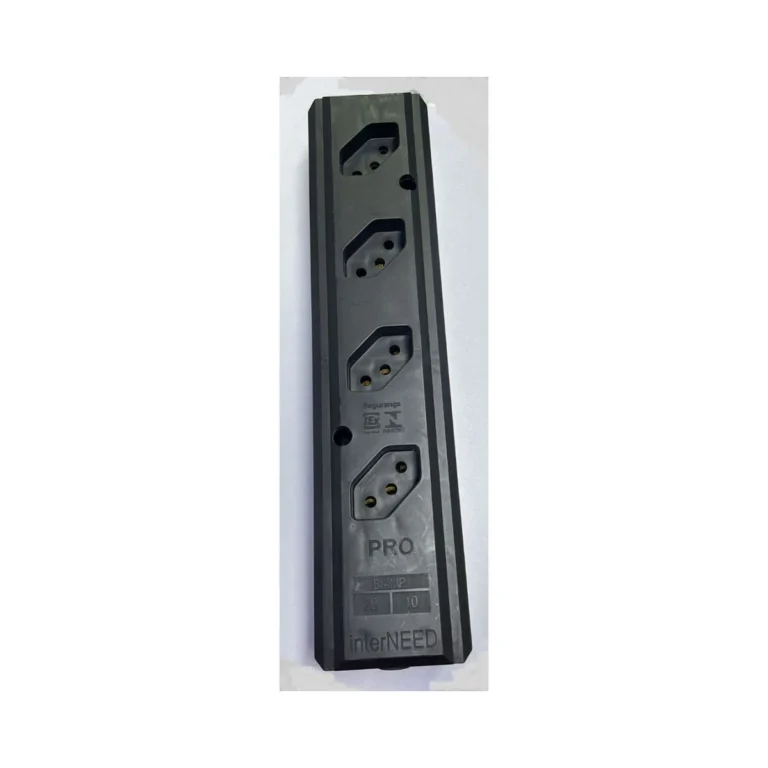 Barra Tomada Interneed Pro45 (4)Quadrupla 2P+T Biamp Preta