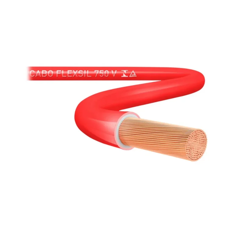 Cabinho Flex 750V 4,0 mm² Vermelho