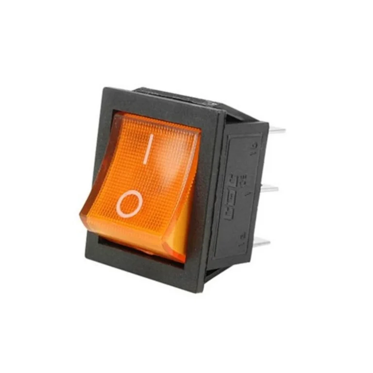 Chave Gangorra On/Off 15/30A 250V - 6 Terminais, Mod: Kcd4