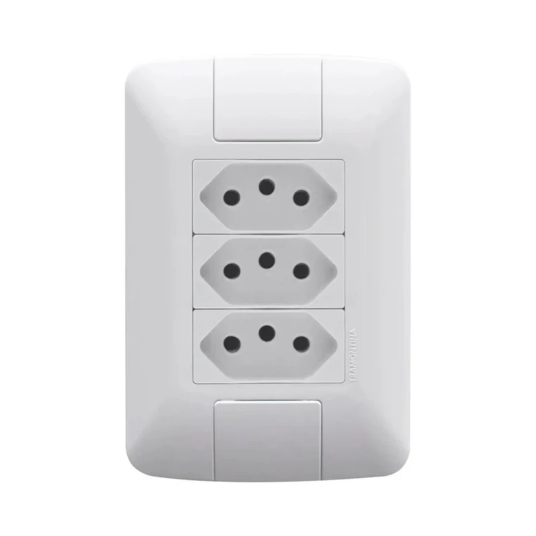 Cj Tomada 2P+T 20A/250V Aria Branco